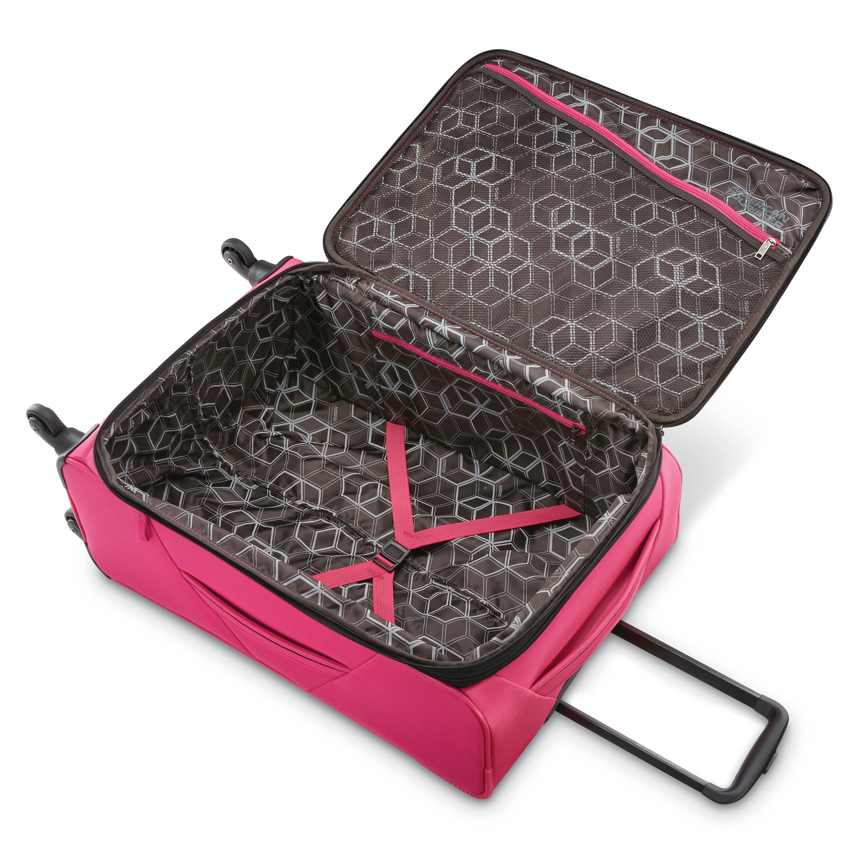 American tourister 4 kix rolling tote sales